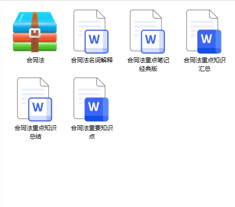 合同法期末考试重点笔记