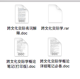 跨文化交际学期末考试重点笔记