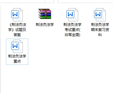 刺法灸法学期末考试重点笔记